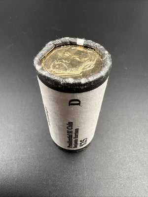 2012 D Benjamin Harrison Presidential Dollar US Mint BU Roll 25 Coins Unc