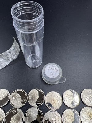 2006 S 5c Proof Jefferson Nickel 40 Coin Roll Choice Proof