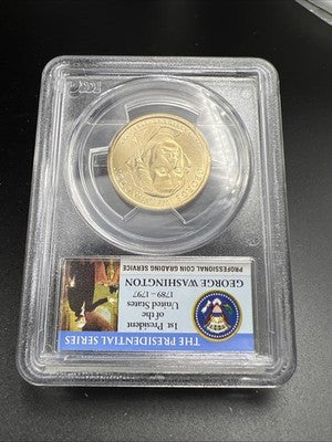 2007 George Washington Presidential Error Coin PCGS MS65 Missing Edge Lettering