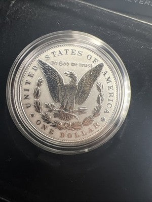 2023 Reverse Silver Proof Morgan & Peace Dollar Set OGP Box COA