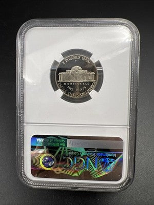 1999 S 5c Jefferson Proof Nickel Coin Gem Proof NGC Certified #53