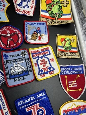 Lot of 18 Boy Scout Patches 1973 National Jamboree 1976 +