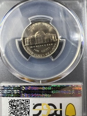 1953 D 5c Jefferson Nickel Coin PCGS MS66 Gem BU Certified #608