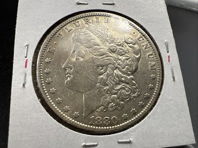 1880 O Micro o $1 Morgan Silver Dollar Coin XF Details