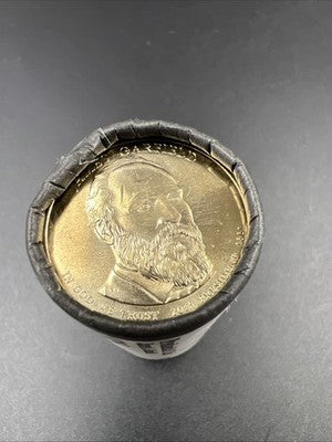 2011 P James A Garfield Presidential Dollar US Mint BU Roll 25 Coins Unc