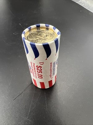 2007 D George Washington Presidential Dollar US Mint BU Roll 25 Coins