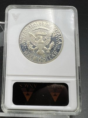1964 50c Kennedy Silver Half Dollar Coin Double Die Obverse DDO 009 ANACS PF67