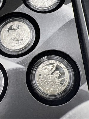 2017 Limited Edition US Silver Proof Set Complete w/ Box COA sk#A