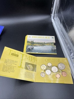 1988 Australian Mint Coin Set used packaging