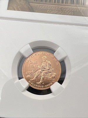 2009 1c Lincoln Formative Years Commemorative Cent Coin MS66 NGC #488