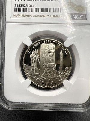 2011 US United States Army Half Dollar NGC PF70 UCAM #014