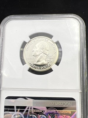 2001 S 25c Rhode Island Statehood Quarter Coin Silver Proof PF69 UCAM #070