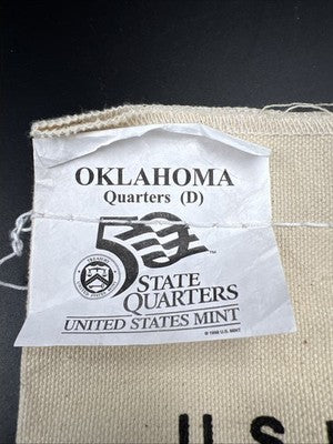 U.S. Mint Bag of 100 2008 D Oklahoma State Statehood Quarters BU UNC