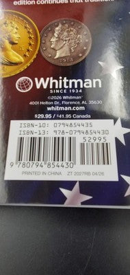 2027 The Official Red Book A Guide Book of United States Coins 80th Edition LG