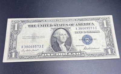 1935 F $1 One Dollar Blue Seal Silver Certificate VF Very Fine XI Block