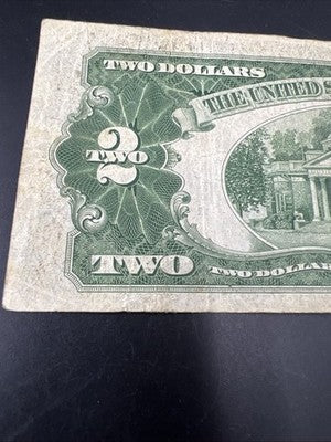 1928 F $2 USN United States Note Red Seal Bills G Circ #333 Neat Serial #