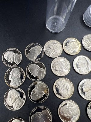 2002 S 5c Proof Jefferson Nickel 40 Coin Roll Choice Proof
