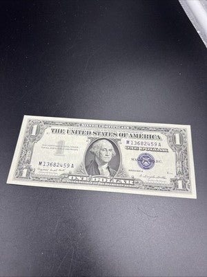 1957 A $1 One Dollar Blue Seal Silver Certificate UNC Uncirculated #459