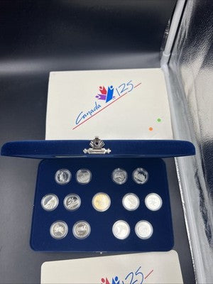 Canada Proof 1992 125th Confederation Anniversary Silver Quarters Set #4d