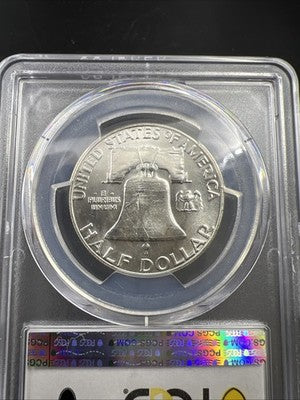 1962 P 50c Franklin Silver Half Dollar Coin PCGS MS64 CH BU Certified #46