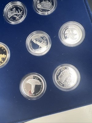 Canada Proof 1992 125th Confederation Anniversary Silver Quarters Set #4d