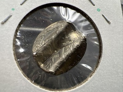 Waffled Cancelled 2006 D 10c Roosevelt Dime Coin SK#a