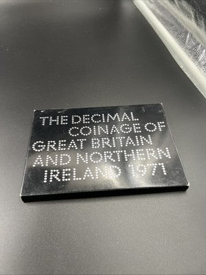 The Decimal Coinage Of Great Britain & Northern Ireland 1971 Coin Proof Set sk#C