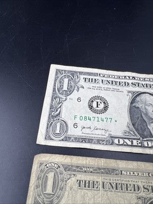 $1 * Star Bill Collector's Lot 1957 $1 cull & 2013 $1 Very Circ & 2017 FRN $1 VG