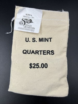 U.S. Mint Bag of 100 2004 D Iowa State Statehood Quarters BU UNC