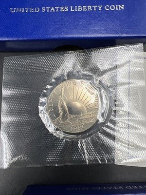 1986 D 50c Statue of Liberty Commemorative Copper Nickel Half Dollar Coin BU OGP