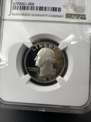 1983 S 25c Washington Proof Copper Nickel Clad Quarter Coin NGC PF69 UCAM #005