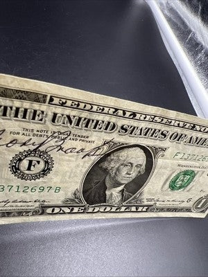 Mel Brooks Autographed 1969 $1 FRN Federal Reserve Note VF / XF Circ
