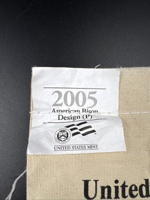 U.S. Mint Bag of 500 2005 P Bison Buffalo Westward Journey Nickels BU UNC