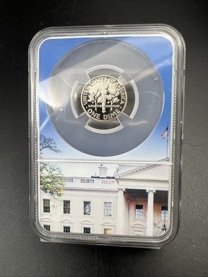 2025 S 10c Roosevelt Clad Proof Dime Coin PF70 UCAM NGC Roosevelt Holder #35