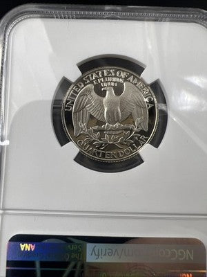 1983 S 25c Washington Proof Copper Nickel Clad Quarter Coin NGC PF69 UCAM #007