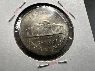 Large Centered Broadstrike 1999 P 5c Jefferson Error Nickel Gem BU Full Steps