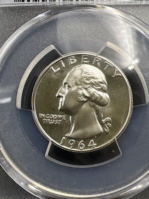 1964 25c Washington Silver Quarter Coin PR66 #366 PCGS