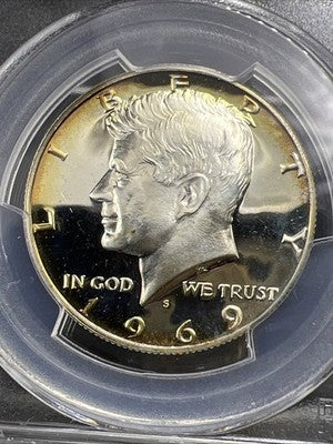 1966 50c Kennedy 40% Silver Half Dollar Coin PR66 Cameo PCGS #991