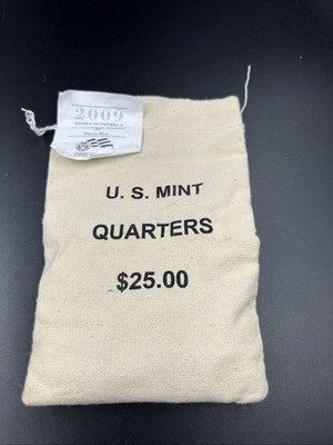 U.S. Mint Bag of 100 2009 D Puerto Rico Territories Quarter Coins BU UNC