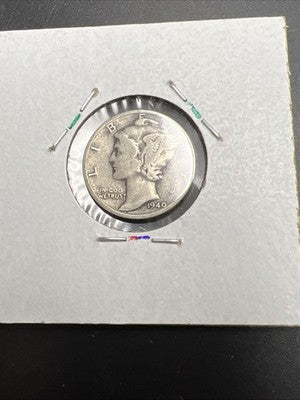 RPM Collector's set 1942 5c P/P & 1940 10c WWII Era Silver Coins Circ with RPM