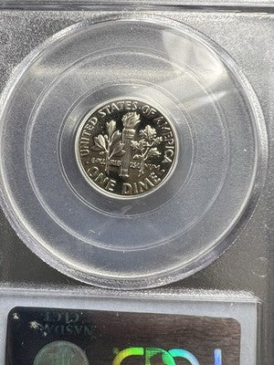 1977 S 10c Roosevelt Copper Nickel Dime Coin PCGS PR69 DCAM #861
