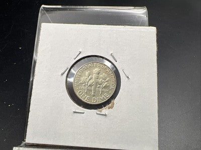 1958 D 10c Roosevelt Silver Dime Coin Neat Toning Toner CH BU UNC #a