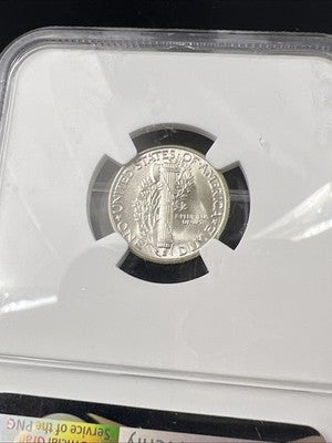 1945 P Mercury Silver Dime Coin NGC MS64 CH BU #025