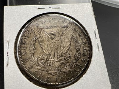 1881 S $1 Morgan Silver Dollar Coin CH BU Neat Toning Dark Toner
