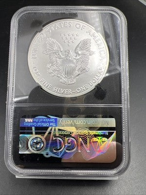 2020 S Emergency Production 1 Oz American Silver Eagle Moy Signature NGC MS70 #1