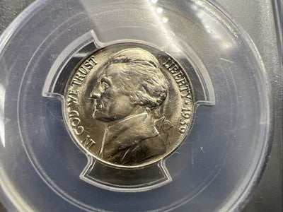 1939 P Reverse of 1940 5c Jefferson Nickel Coin MS65 PCGS Gem BU UNC #385