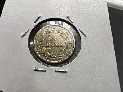 1914 D/D Barber Silver Dime Coin CH XF / AU Circ RPM Variety