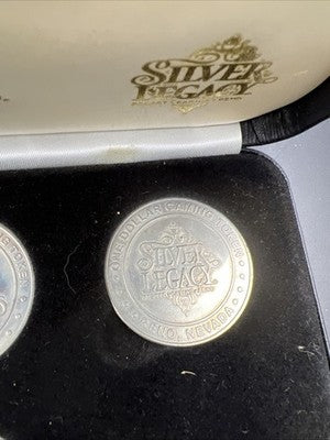 ABC 2004 4 Casino Gaming Token Participation Set Used