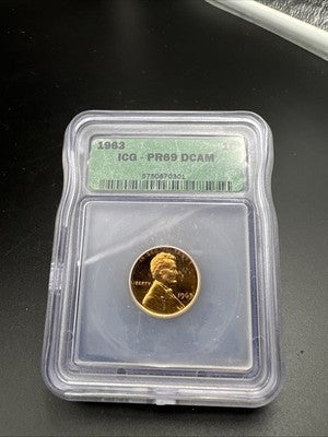 1963 P 1c Lincoln Memorial Cent Penny ICG PR69 DCAM #101
