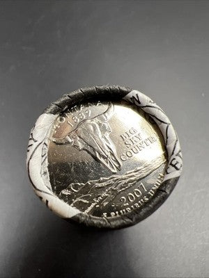 US Mint Certified 2007 D Montana State Statehood Quarter Roll BU UNC SK#A